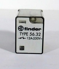 5 each Finder 56.32.8.024 Power Relay 12A 250V NOS NIB