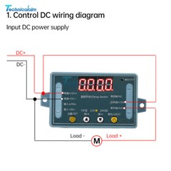 DC 5V 12V 24V 10A Delay Time Relay Module Programmable LED Timer Control Switch
