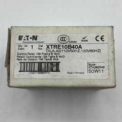 EATON DIL A-40, XTRE10B40 CONTROL RELAY 110V50HZ/120V60HZ 10A FRAME, DILA-40