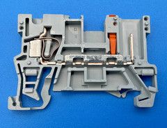 Wago X-COM 769 Grey Gray Wire Terminal 769 4mm2 Lot of 4 (TBI)
