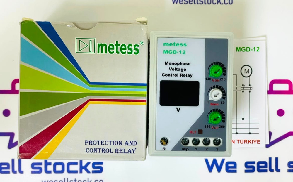 Metess MGD-12 Monophase Voltage Control Relay 140-260V