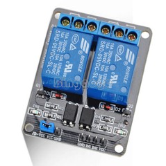 5V Two 2 Channel Relay Module +Optocoupler For PIC AVR DSP ARM For Arduino