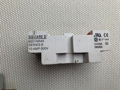 SQUARE D 8501NR45 SERIES B RELAY SOCKET 10 AMP 300V LOT OF 2