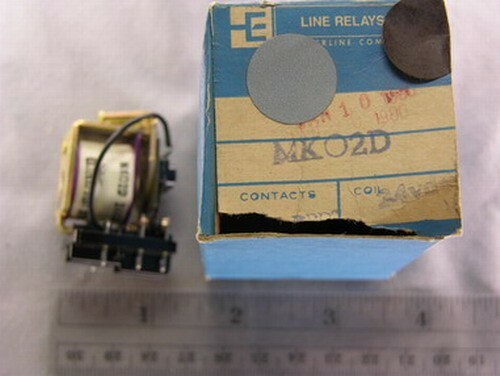 2 Line Electric MK02D DPDT 24V Open Frame Relays