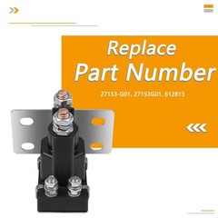 14V Golf Cart Solenoid Compatible with EZGO TXT Gas Golf Cart 1994-Up 4 Terminal