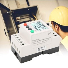 JVR800-2 Voltage Protection Relay,Under Over Voltage Protector 3 Phase Voltage M