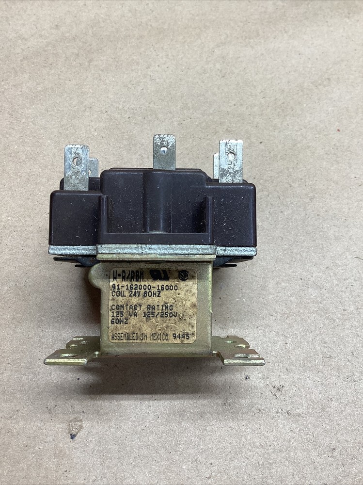 STEVECO 91-162000-16000 W-R/RBM TYPE 91 RELAY 2PDT 125VAC COIL/60HZ #668PT100FML
