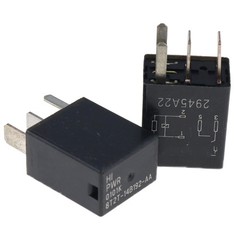 2X 4-PIN Relay Black Multi-Purpose Relay for Fusion F150 F-250