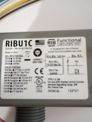 RIB Building Automation, Wired Relay, Model# RIBU1C,10-30VAC/DC, 120VAC,10A,SPDT