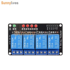 3V 3.3V 1/2/4Channel Relay Module Low Level Trigger Relay with LED Relay Output