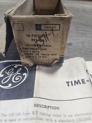 GENERAL ELECTRIC CR120KT00102AA 115V 0.3-15SEC NSMP Comes With Instructions