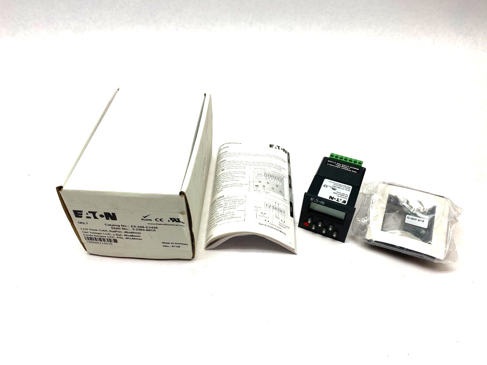 Eaton E5-248-C1420 Timing Control Relay Battery Powered 48x48mm