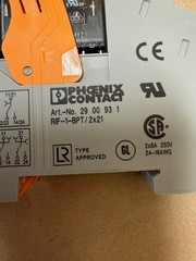 Phoenix Contact 1013727 Single Relay w/ RIF-1-BPT/2×21 Relay Module