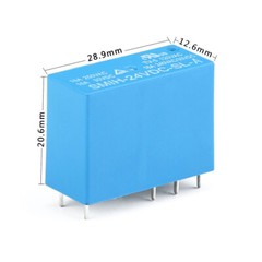 Mini PCB Power Relay SPDT SMIH-05V 12V 24VDC-SL-A 6 Pin PCB Mount
