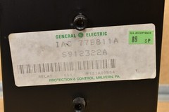 GE 12IAC77B811A, IAC Time Overcurrent Relay, 1.5-12 AMPS, 60 Cycles