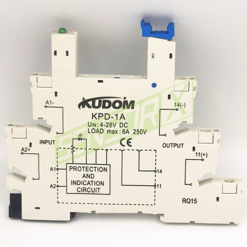 1PC KPD-1A 6A 28VDC Ultra-thin solid state relay base~