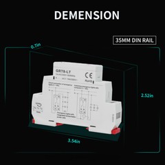 GEYA Emergency Light Tester Relay 16A AC230V Time Delay Switch 0.5mins-180mins