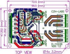 ELECTRONICS-SALON Panel Mount Momentary-Switch/Pulse-Signal Control Latching