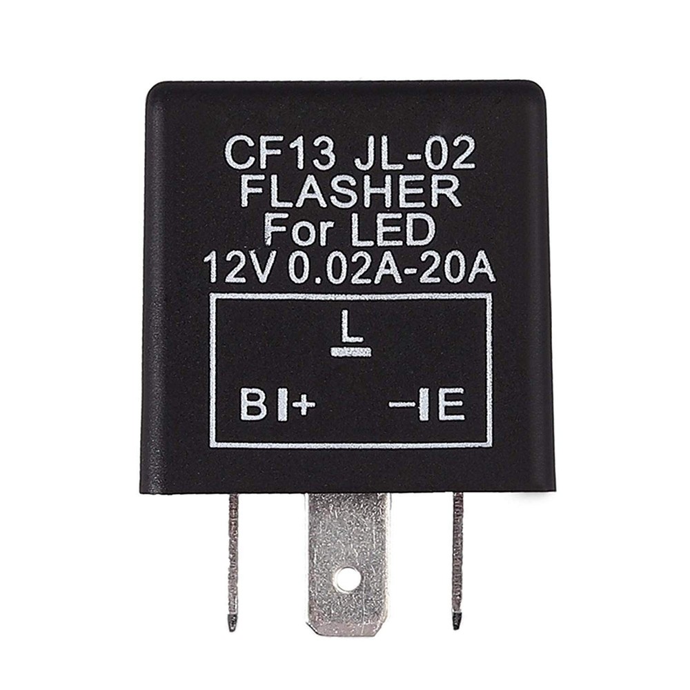 3Pins Flasher Relay Flasher Relay LED Light Indicator Relay Flasher with Switch…