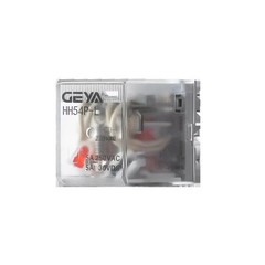 GEYA 14 Pins 4PDT Electromagnetic Relay DC12/24V AC12/24V AC220V & Socket Base