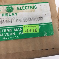 General Electric 391-33416-RR1 Relay 0257A9680G0002 366A925G2