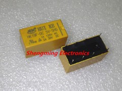 10PCS HK19F-DC 5V-SHG DC 5V Coil DPDT 8 Pin 2NO 2NC PCB Mini Power Relay