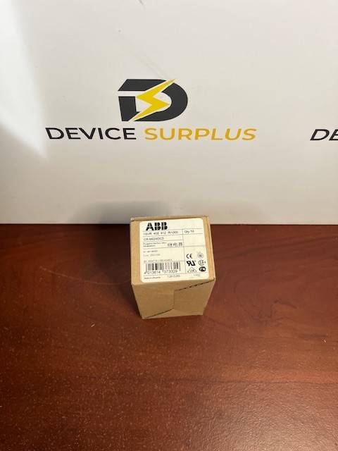 (10) ABB CR-M024DC3 Pluggable Interface Relay 1SVR405612R1000 3PDT 10A 24VDC New