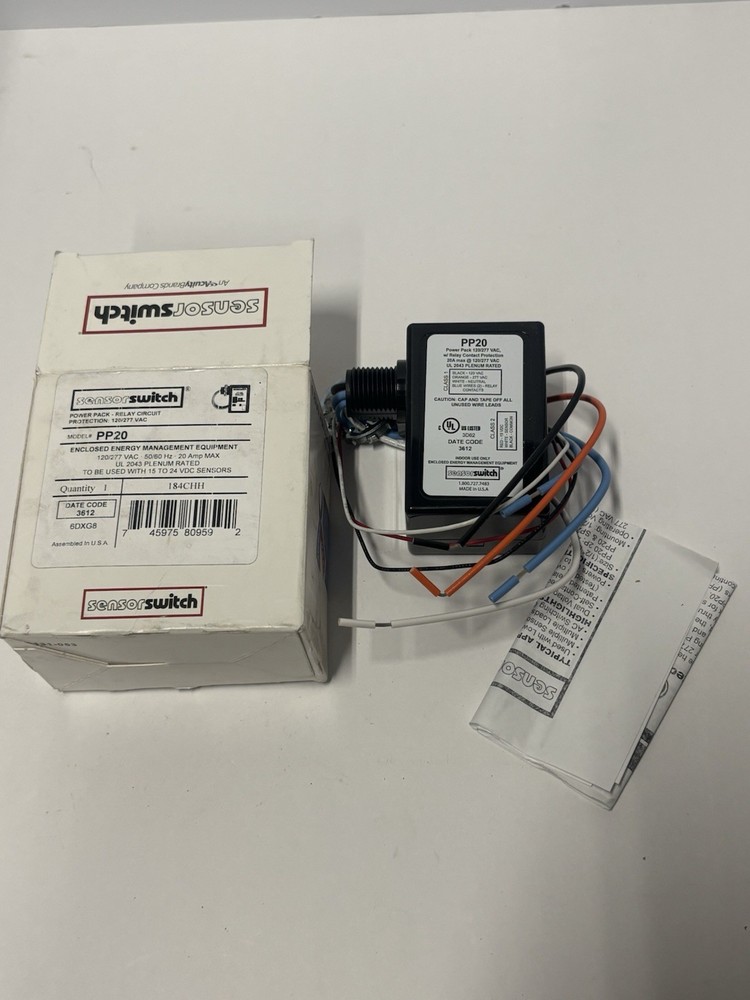 Acuity SensorSwitch PP20 Power Pack Relay Circuit 120/277V New