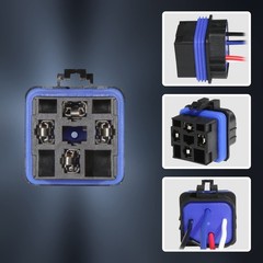 4-PIN 40/30 AMP 12 V DC Waterproof Relay Kit Harness Socket – Heavy Duty 12