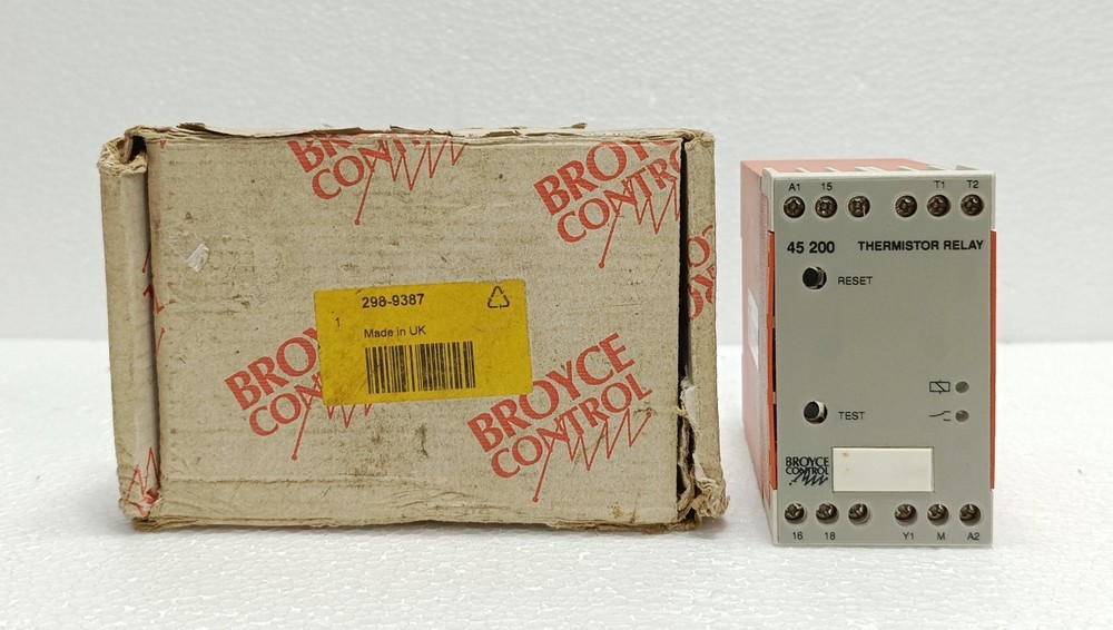 BROYCE CONTROL 45200 230VAC THERMISTOR RELAY MOTOR PROTECTION NEW SURPLUS PART