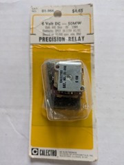 Precision Relay Calectro 6 Volt D1-966 New Old Stock GC Electronics