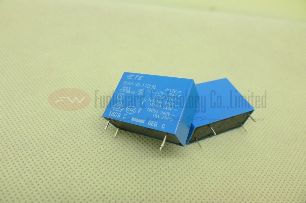 OMIH-SS-112LM Power Relay 16A 12VDC 4 Pins x 20PCS NEW