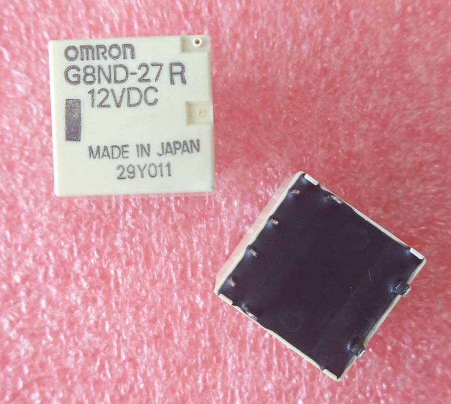 2PCS New 12V G8ND-27R 12VDC Omron Relay 8Pins