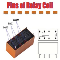 8 PCS Coil DPDT PCB Power Relay DC 3V 8 Pins Mini HK19F8P3V Connector