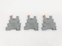 Lot of 3 New Phoenix Contact PLC-BSC-24DC/21 Relay Socket 24VDC 2966016 – No Box