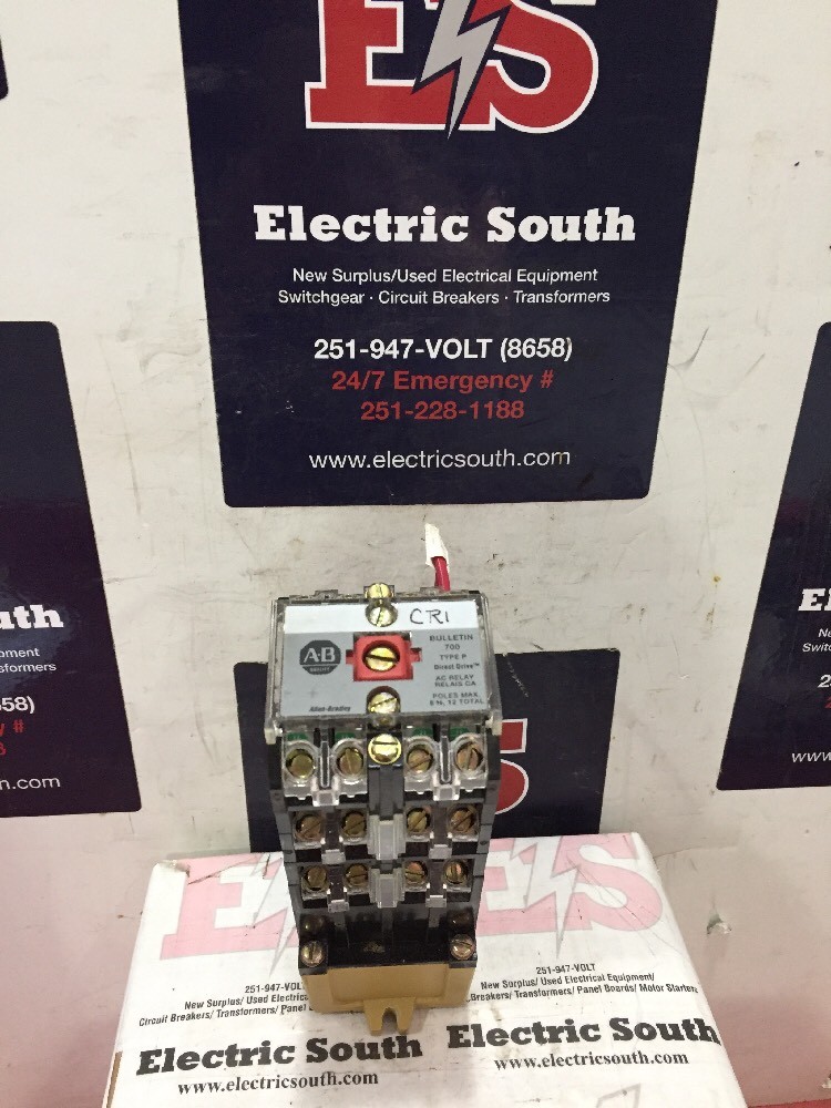 Allen Bradley AC Relay 700-P1200A1 Series D 10 Amp 120 Volt Coil