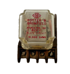 Potter & Brumfield KCP11 Circuit Plate 10K Ohms Industrial Relay Accessory