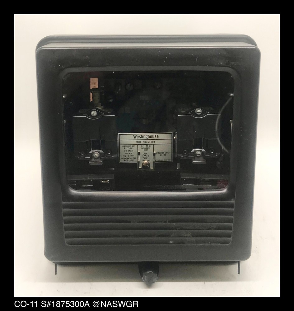 Westinghouse CO-11, 1875300A Overcurrent Relay – 4/12 Amp – Tested/1Yr Warranty