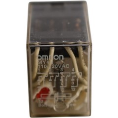 NEW OMRON MY4N 110/120VAC 4PDT Power Relay 5A 14 Pin Plug-In w/ LED Indicator