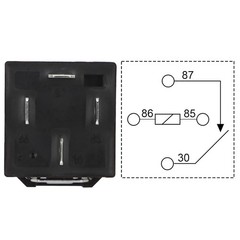 JD1912 Car Relay Set: 12V 40A 4 Pins Waterproof Automotive Switches – 2 Pack