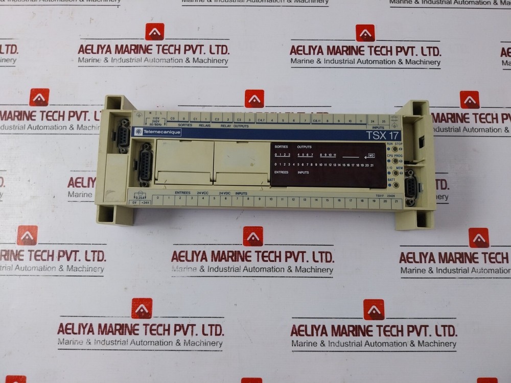 Telemecanique TSX1723428 Control Unit TSX17-20 Relay 120/240VAC, 50/60Hz