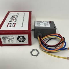 RIB02BDC Dry Contact Input Relay 208-277V AC Building Automation