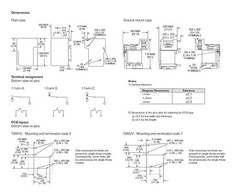 30A High Breaking Capacity PCB Mount Relay for HVAC, Pow Size: ONE T9AS1D22-12