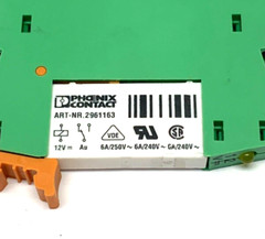 Phoenix Contact PLC-BSC-12DC/21 Relay Base 2966896 w/ 2961163 Relay