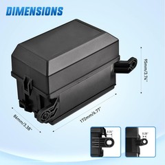Nilight 12V Fuse Relay Box 6 Relays 6 Slots ATC ATO Blade Fuse Holder 4Pin 5Pin