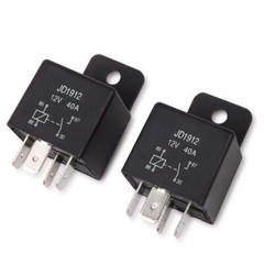 JD1912 Automotive Relay 4-Pin 40A 12V SPST for Car Truck Van Boat