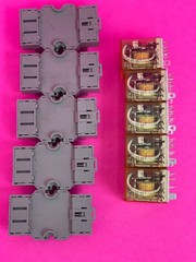 IDEC RH3B-UL AC120V Power Relay 120V 3PDT 10A w/ SH3B-05 Socket Base