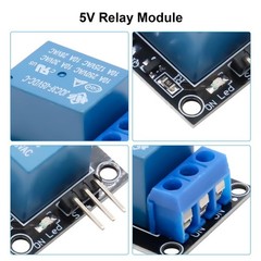 5 PCS 5V Single Channel Relay Module Board Compatible Relay 230v for Arduino Relay