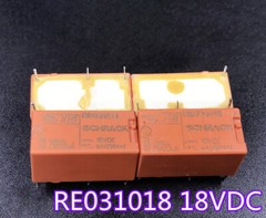 5Pcs TYCO RE031018 18VDC 6A 250VAC Power Relay 4 Pins