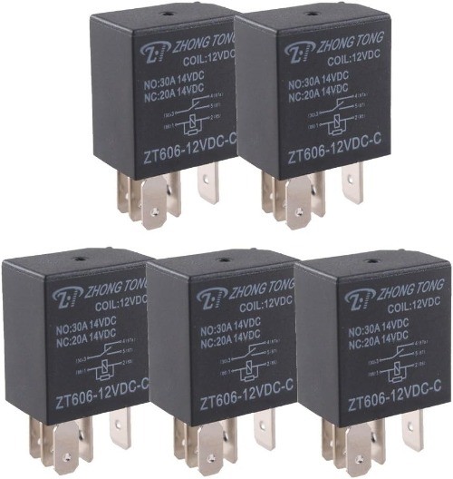 Car Heavy Duty Relay Switch 12V 30A SPDT 5Pin Waterproof 30A 5Pin SPDT